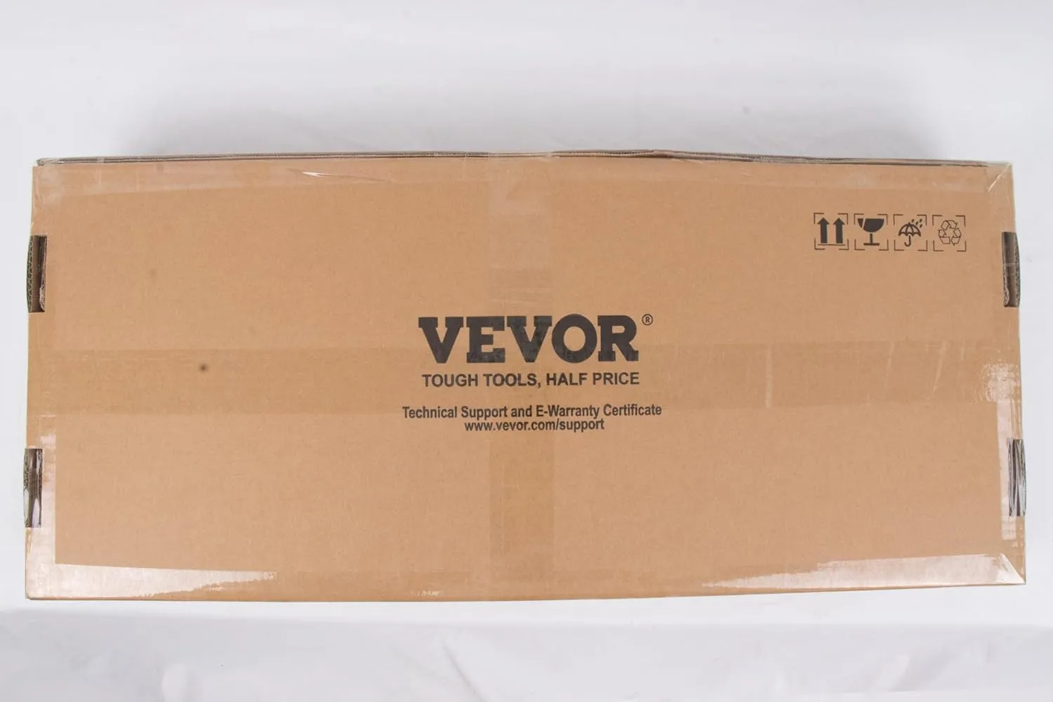 VEVOR Commercial Faucet with Pre-Rinse Sprayer, 36" Height, 8" Center, 12" Swing Spout, Wall Mount Kitchen Sink Faucet, Brass Constructed Device with Pull Down Spray, for 1/2/3 Compartment Sink