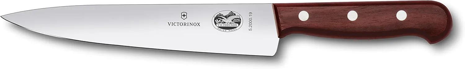 Victorinox Rosewood 7.5-Inch Chef's Knife with Brown Handle