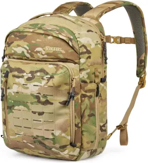 VIKTOS Perimeter 25 Liter Durable Tactical Waterproof Aluminum Reinforcement Sheet Outdoor EDC Backpack with 15" Laptop Compartment, Multicam