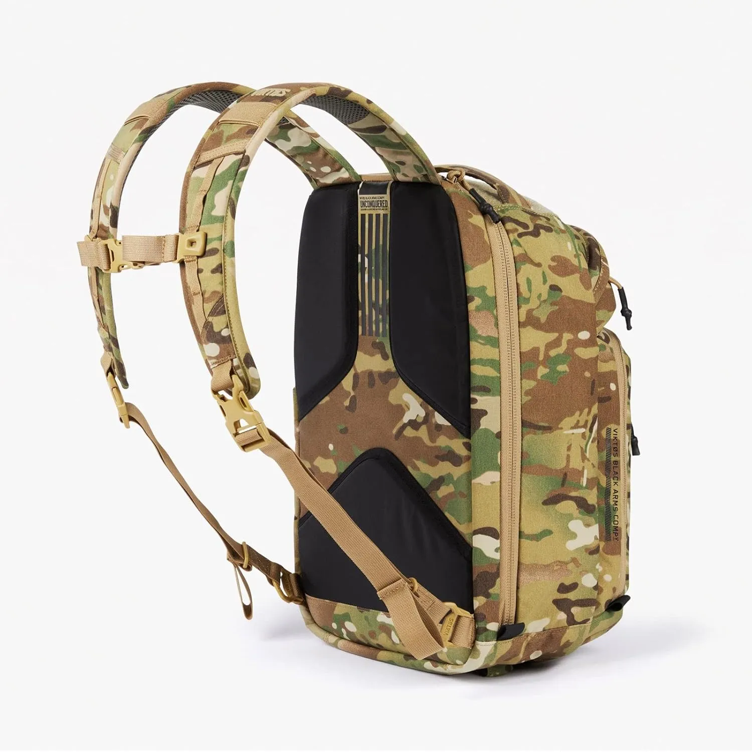 VIKTOS Perimeter 25 Liter Durable Tactical Waterproof Aluminum Reinforcement Sheet Outdoor EDC Backpack with 15" Laptop Compartment, Multicam