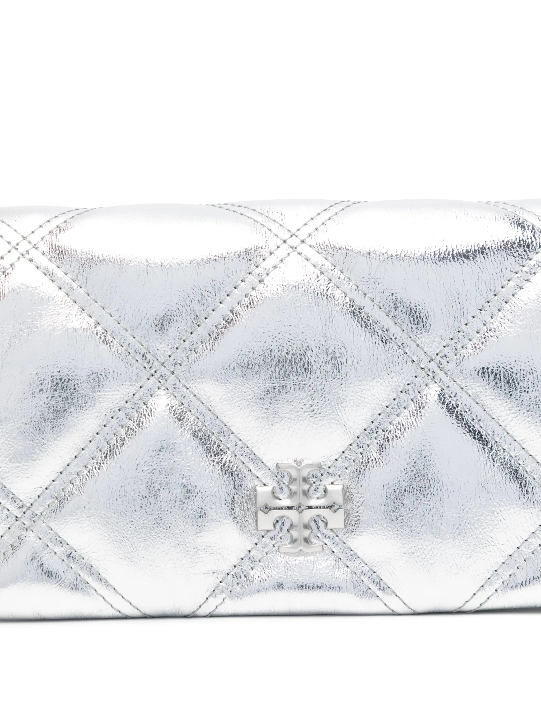 wallet-on-chain diamond-quilted metallic Kira Massive offer Affordable luxury