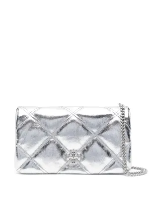 wallet-on-chain diamond-quilted metallic Kira Massive offer Affordable luxury