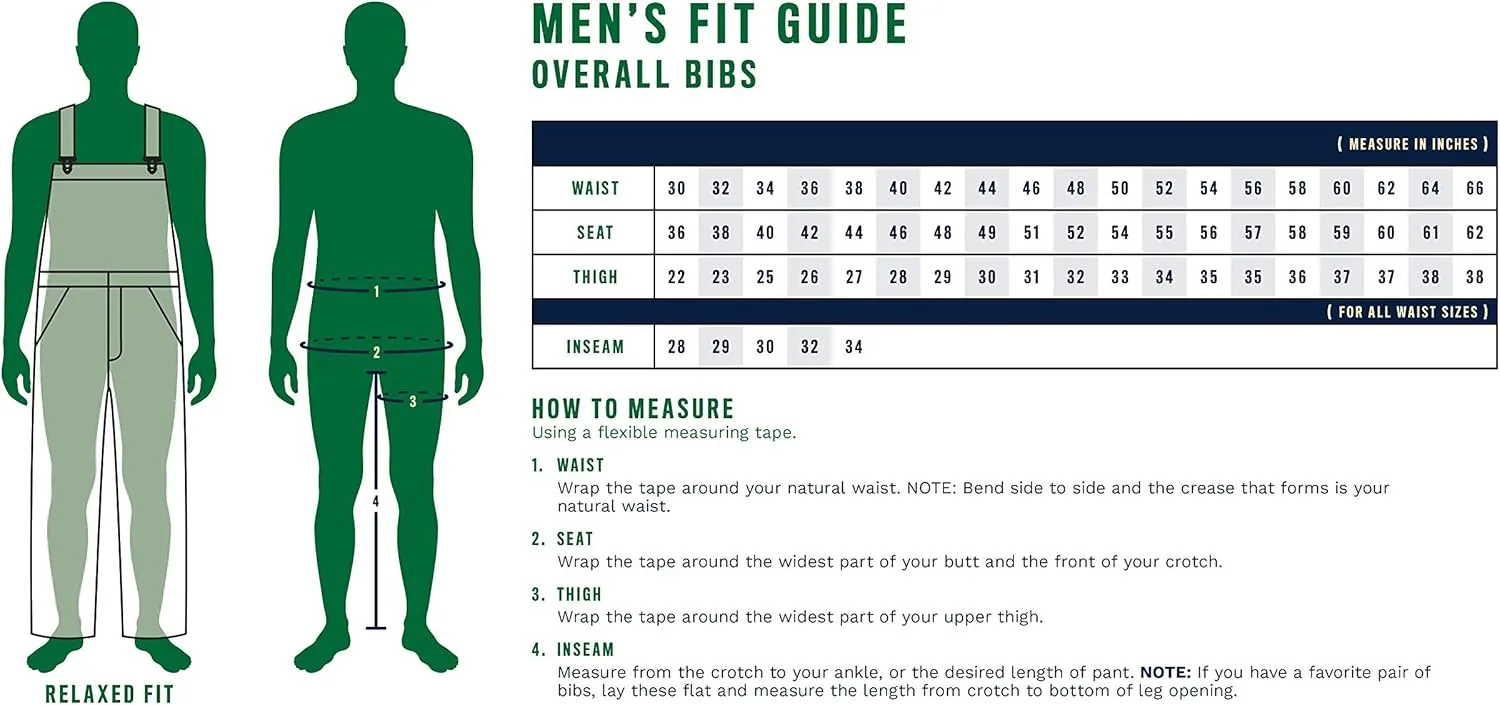 Walls mens Duck Bib Overall