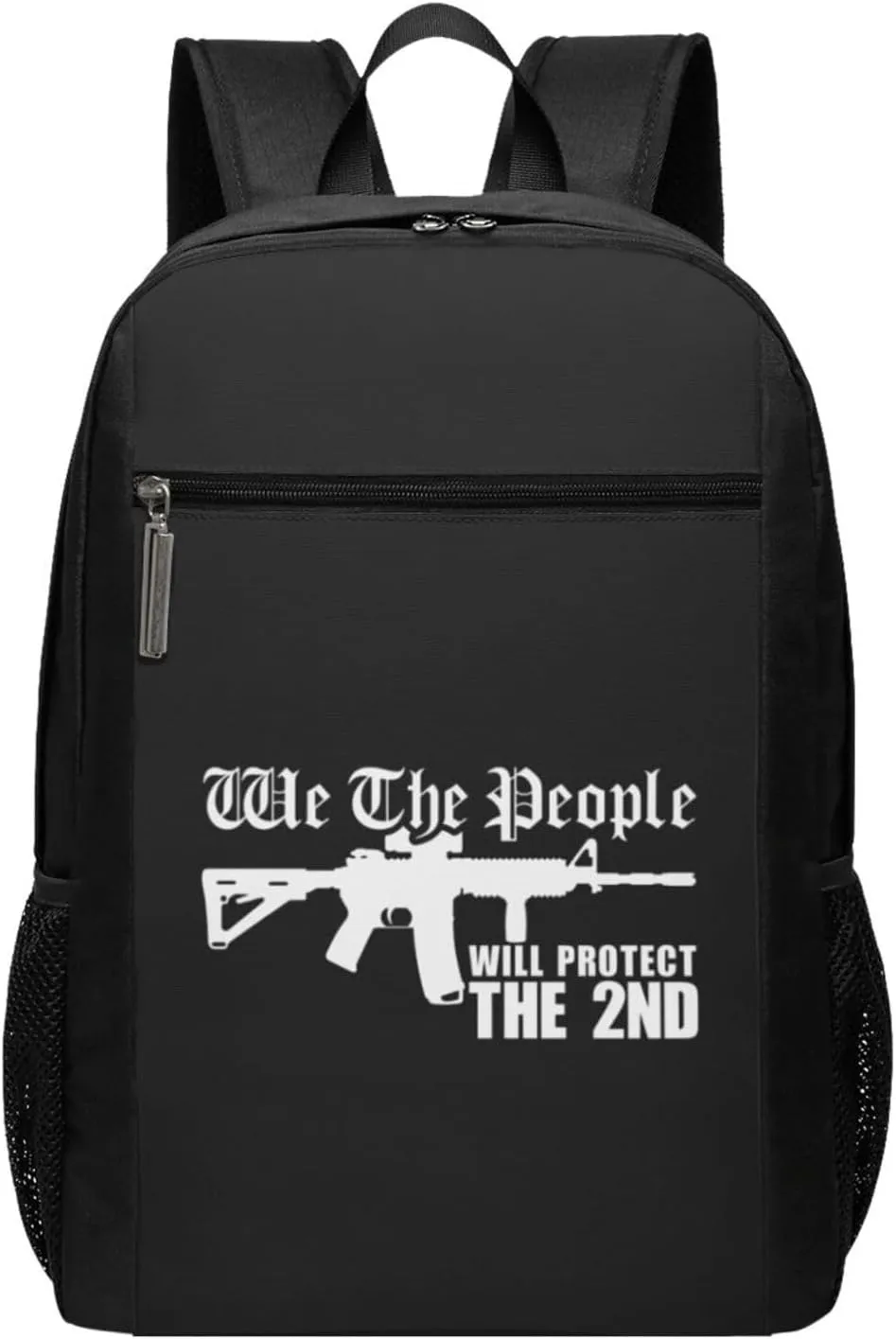 We The People Ar15 Will Protect The 2nd Amendment Travel Laptop Backpack, Business Anti Theft Slim Sturdy Laptops Backpacks, College Computer Bag Gift for Men & Women Fits 17 Inch Notebook,Black