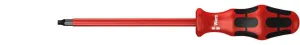 Wera 05004782001 Kraftform Plus VDE 168i Square Socket Insulated Screwdriver, #3 Head, 6" Blade Length