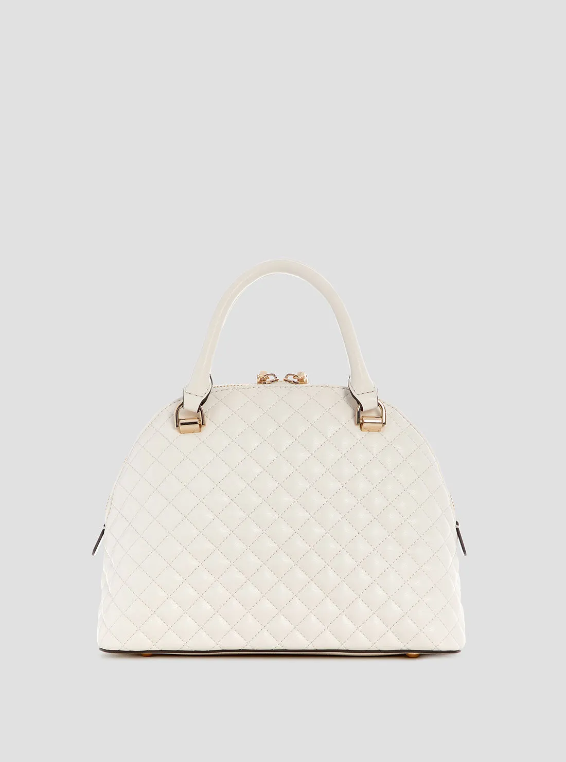 White Everlee Satchel Bag