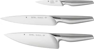 WMF Set of kitchen knives Chef`s Edition 3 pieces, Made in Germany