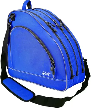 WOLT Ice Skate Bag - Roller Skate Bag, Inline Skate Bag with Adjustable Shoulder Strap for Both Youth and Adults.