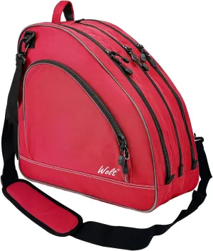 WOLT Ice Skate Bag - Roller Skate Bag, Inline Skate Bag with Adjustable Shoulder Strap for Both Youth and Adults.