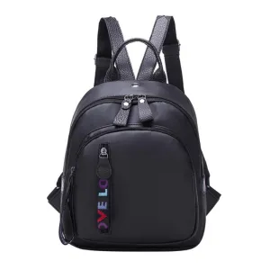 Women Casual Nylon Small School Backpacks Ladies Shoulder Daypack Travel Backpacks