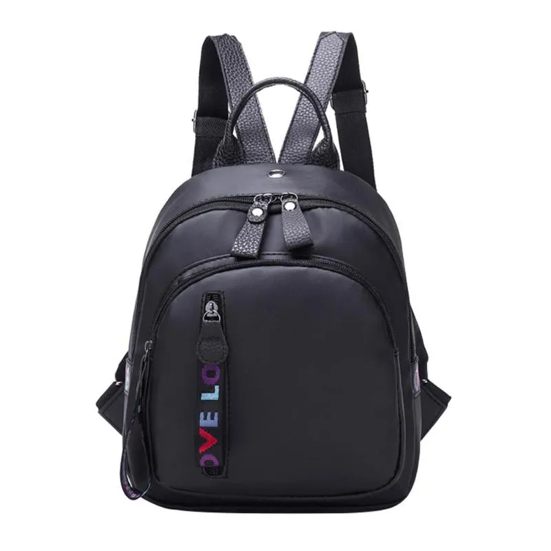 Women Casual Nylon Small School Backpacks Ladies Shoulder Daypack Travel Backpacks
