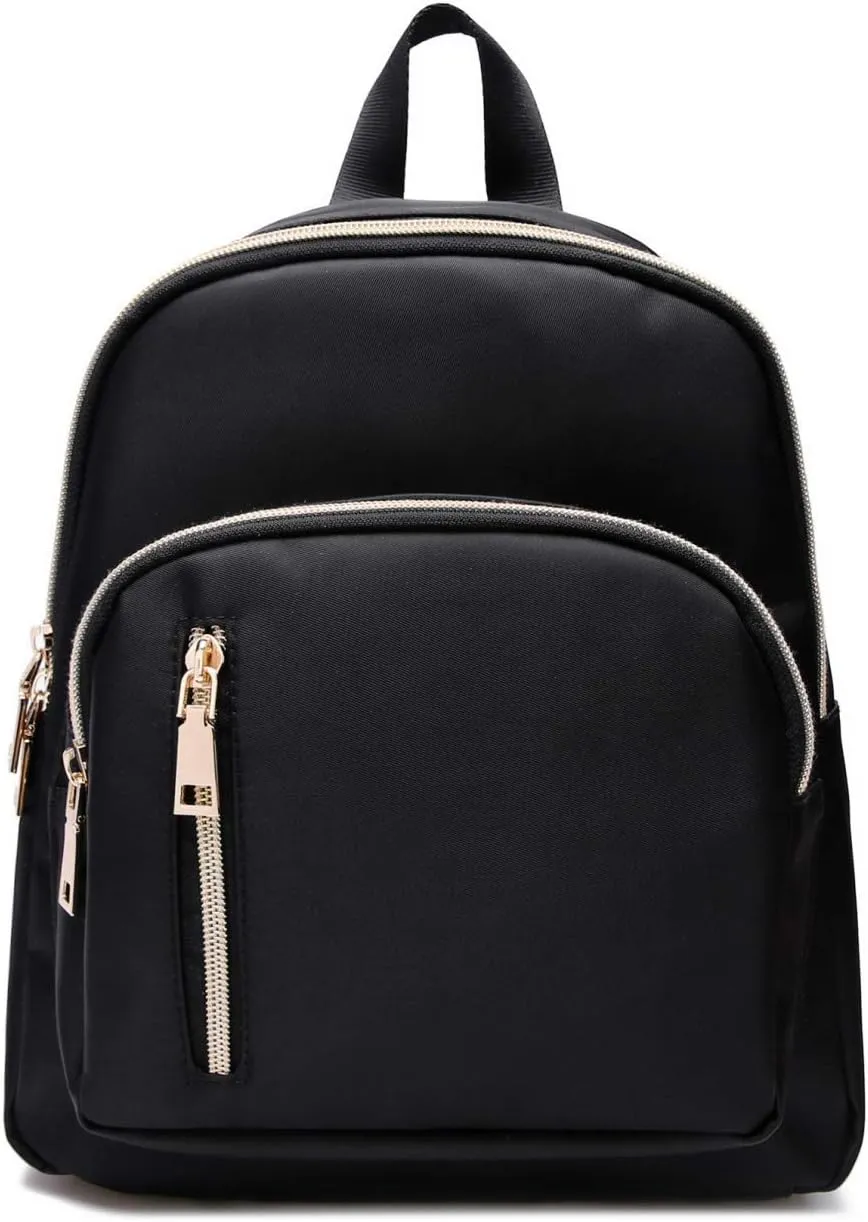 Women Mini Backpack Purse Water resistant Nylon Fashion College Bag Casual Daypack