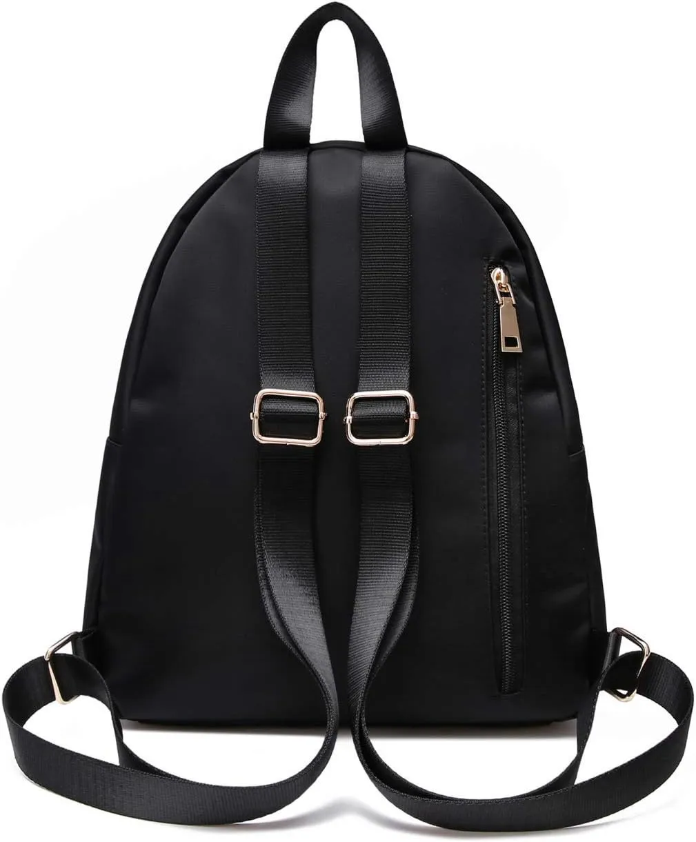 Women Mini Backpack Purse Water resistant Nylon Fashion College Bag Casual Daypack