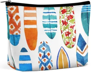 Women PU Leather Cosmetic Bag, Makeup Case Purse Holder Zipper Pouch Handbag Organizer Toiletry Storage 6.8x5.9x2.3 in