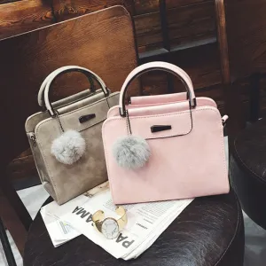 Women Top Handle Satchel PU Leather Handbags