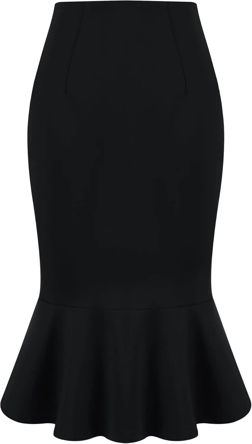 Women's Bodycon Mermaid Skirt High Waist Elegant Work Fishtail Pencil Skirts
