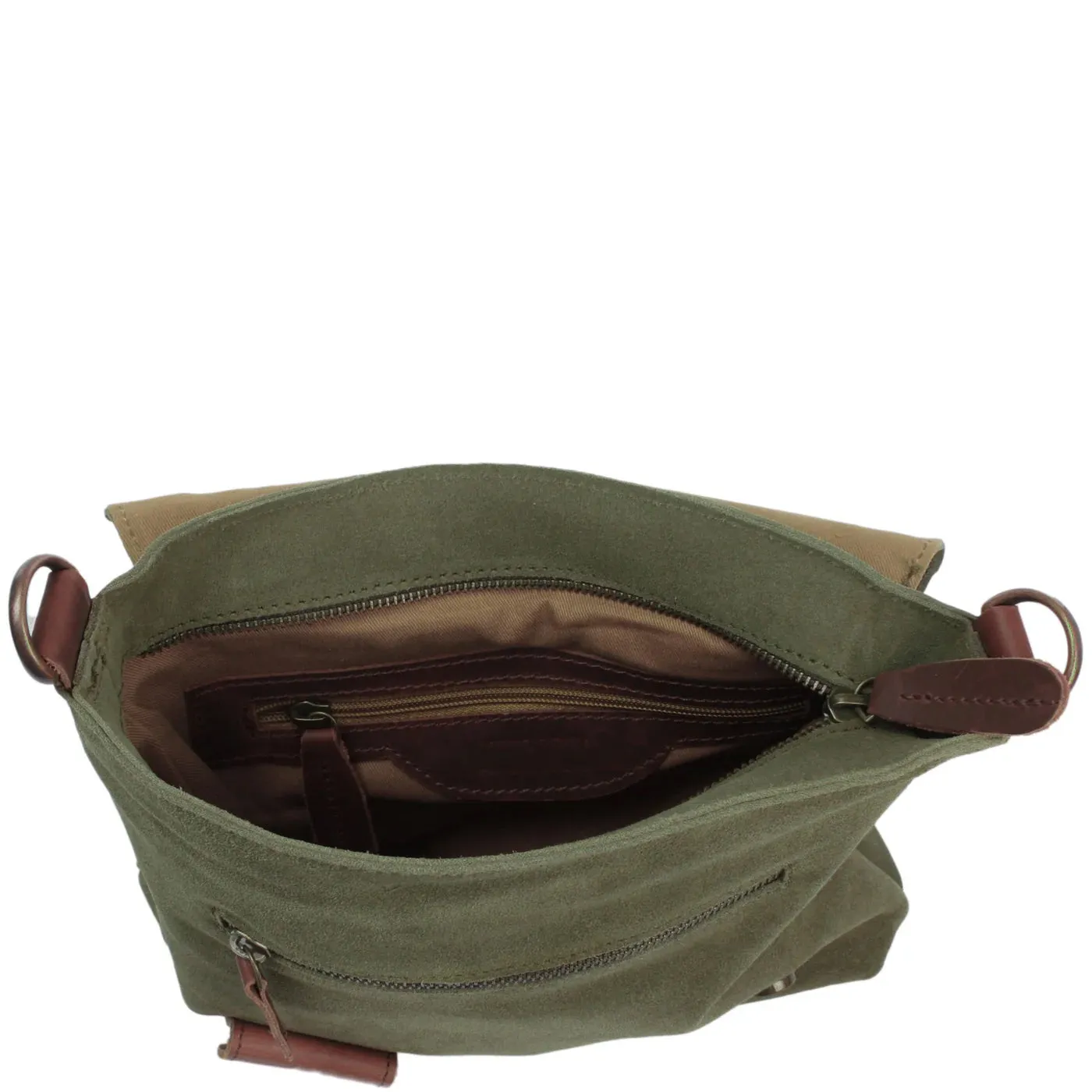 Women's cowhide full grain crossbody shoulder bag small Messenger satchel bag