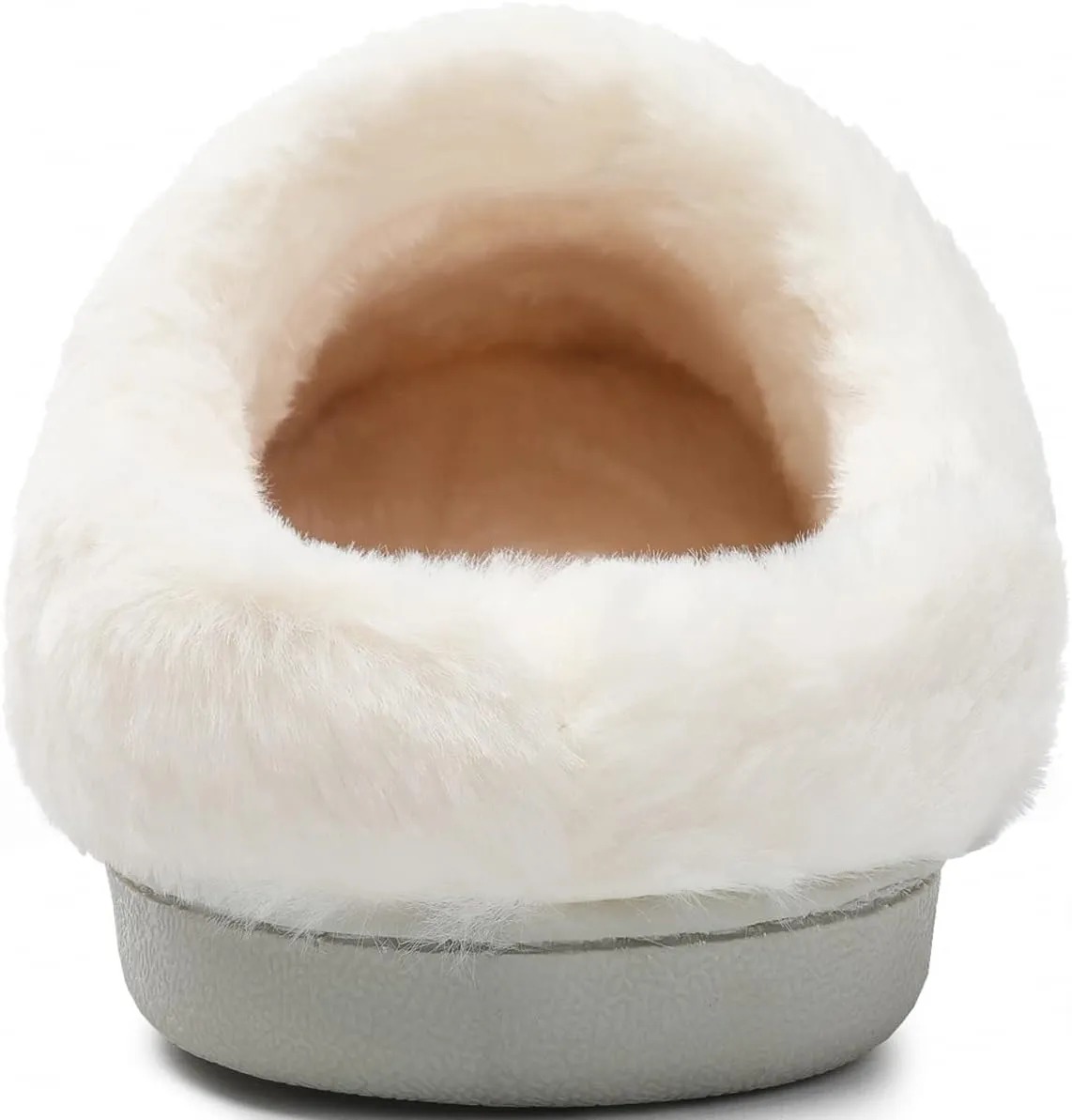 Women's Cozy House Slippers Memory Foam Furry Bedroom Slippers Anti-Slip Sole for Indoor Outdoor Use