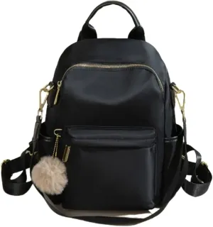 Women's Essential Mini Travel Backpack Fashion Hundreds of Charms Small Backpack Multi-functional Commuter Shoulder Bag