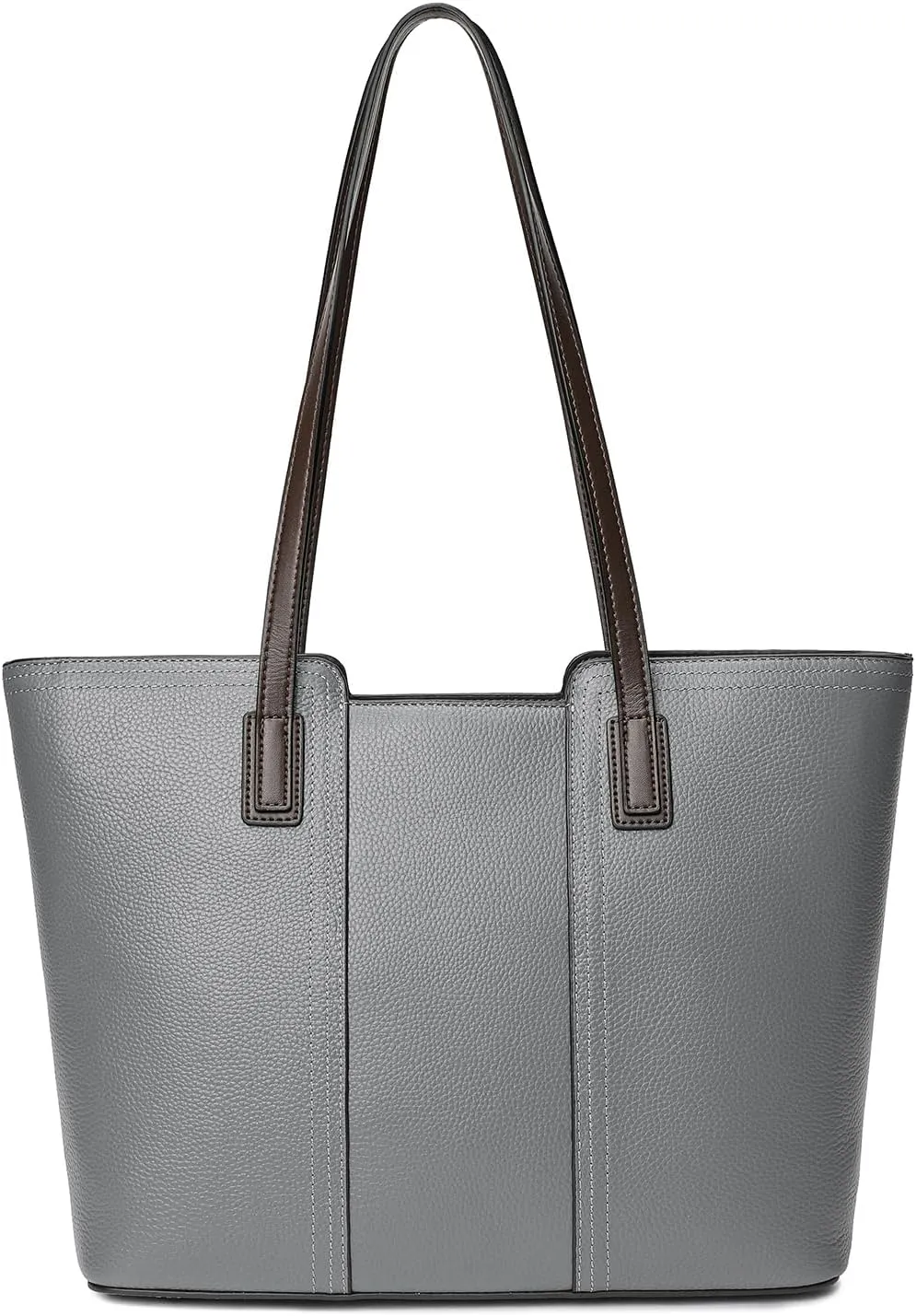 Women's Genuine Leather Tote Handbag Large Capacity Pocketbook Purse