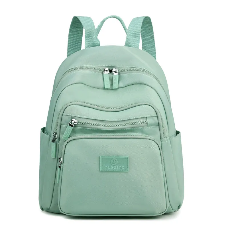 Women's Nylon Cloth Fashionable Simple Large Capacity Backpacks