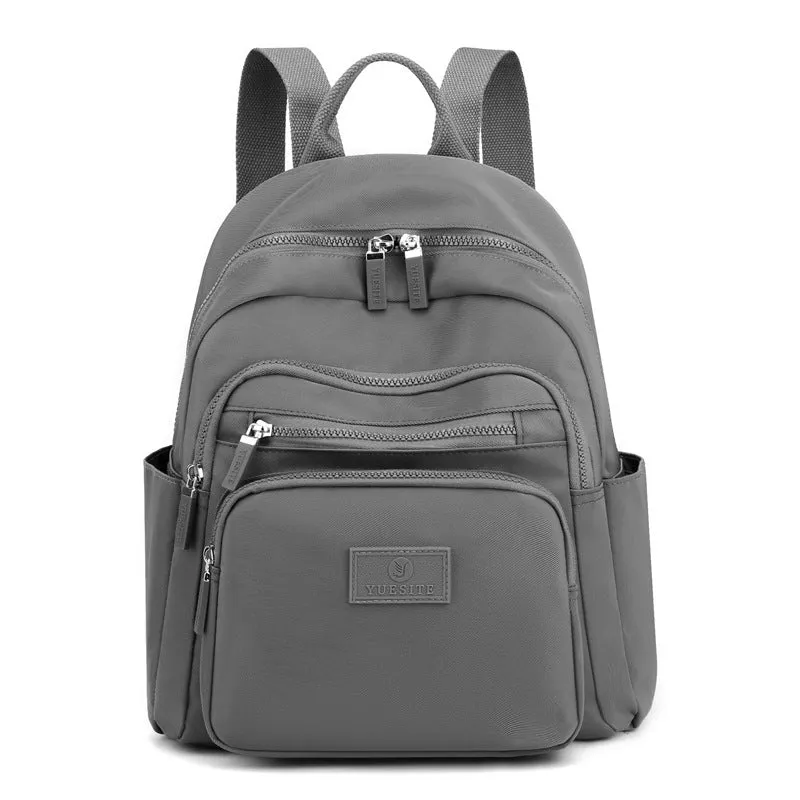 Women's Nylon Cloth Fashionable Simple Large Capacity Backpacks