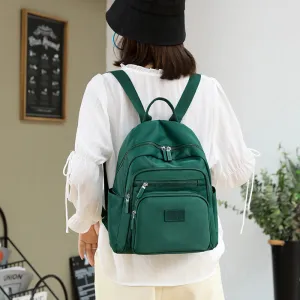 Women's Nylon Cloth Fashionable Simple Large Capacity Backpacks