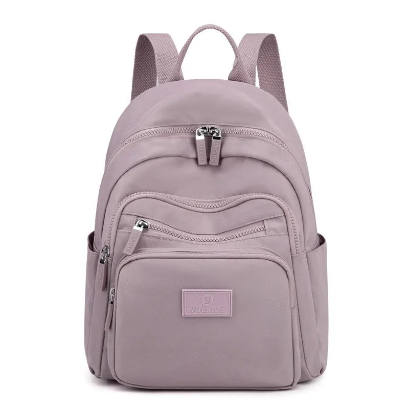 Women's Nylon Cloth Fashionable Simple Large Capacity Backpacks