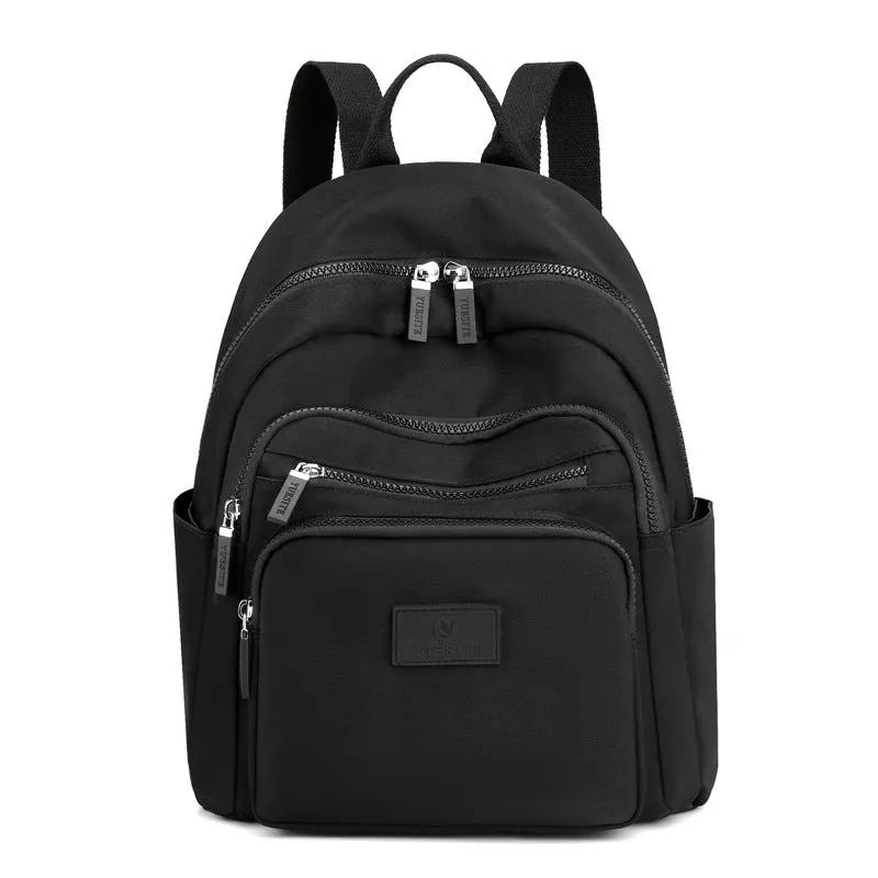 Women's Nylon Cloth Fashionable Simple Large Capacity Backpacks