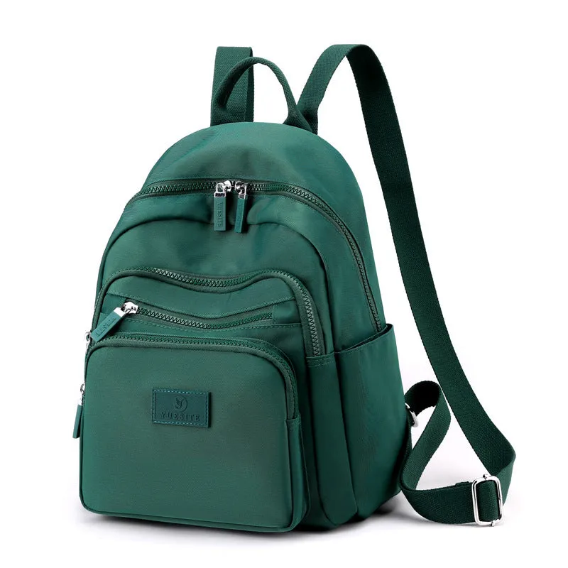 Women's Nylon Cloth Fashionable Simple Large Capacity Backpacks