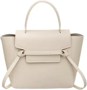 Women's Palm Print Catfish Handbag,Leather Satchel with Crossbody Strap