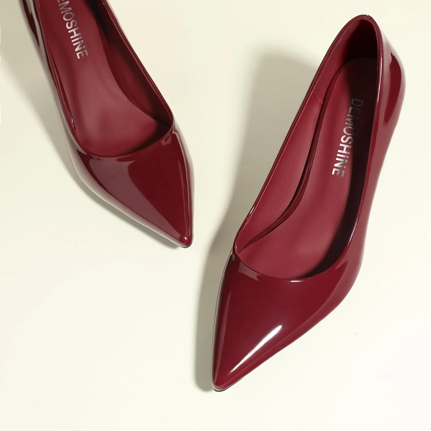 Women's Pumps Pointed Closed Toe Low Heels Comfortable Dress Shoes for Work Business Office Wedding Casual 2.3 Inch