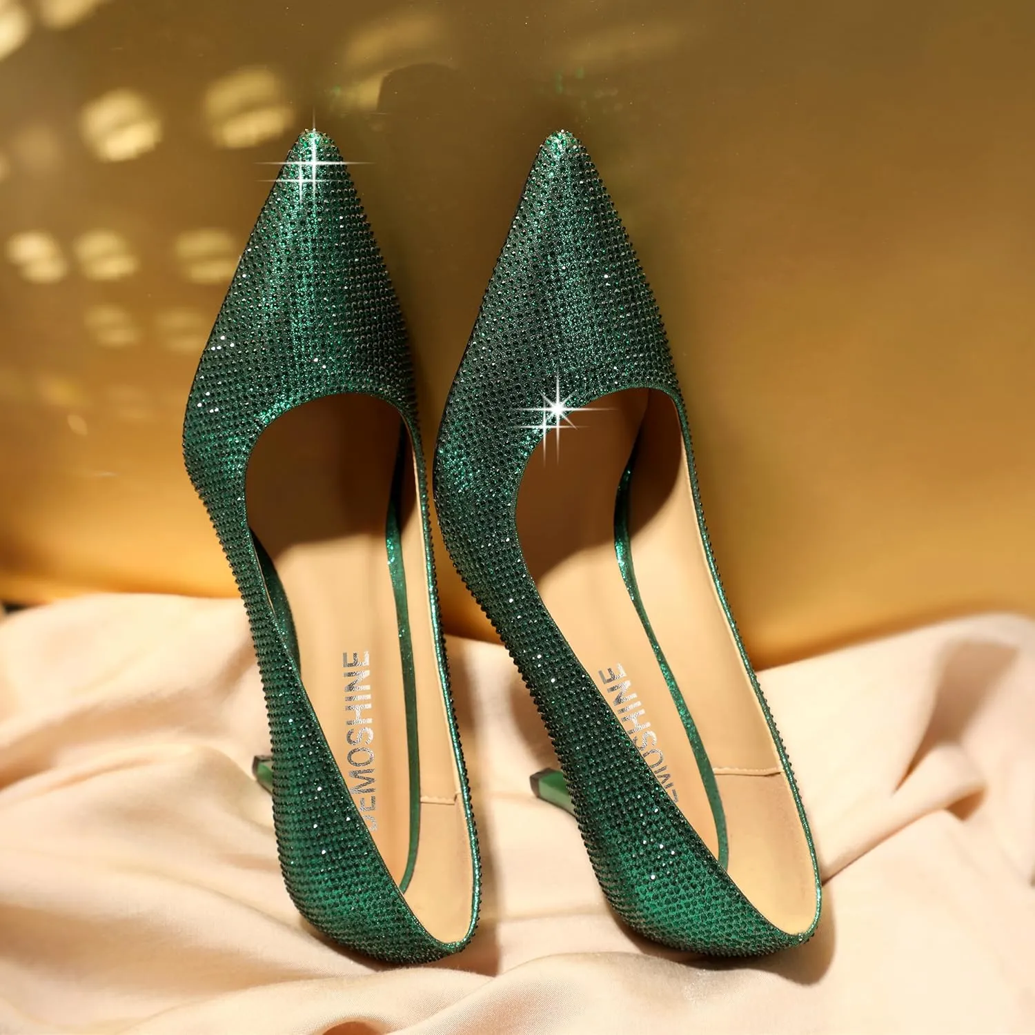 Women's Pumps Pointed Closed Toe Low Heels Comfortable Dress Shoes for Work Business Office Wedding Casual 2.3 Inch