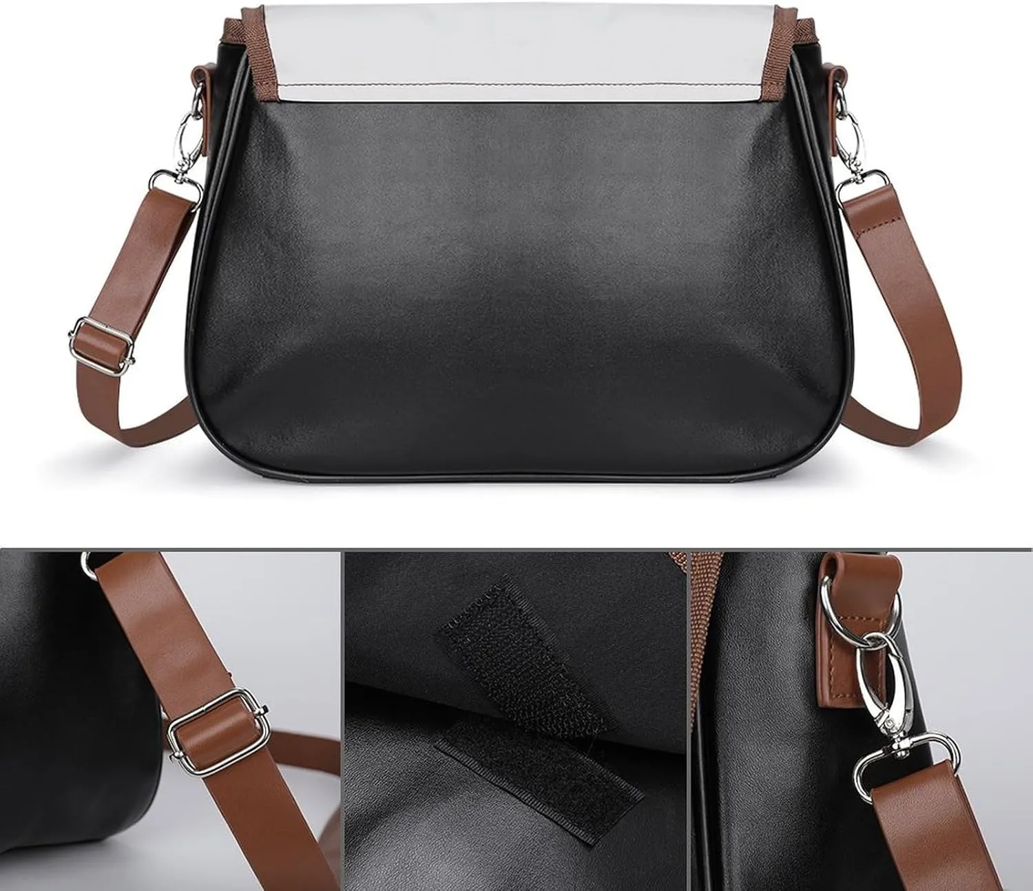 Womens Small Crossbody Purse with Adjustable Strap, Pu Leather Shoulder Bags for Travel Work