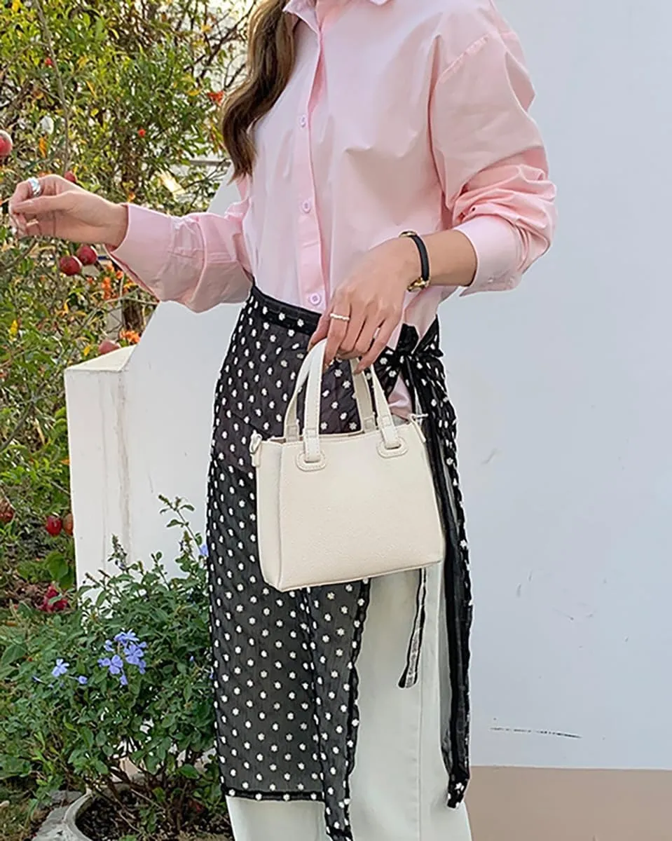 Womens Soft Vegan Leather Shoulder Crossbody Bag Casual Purse Small Totes Chic Handbag Top Handle Satchel