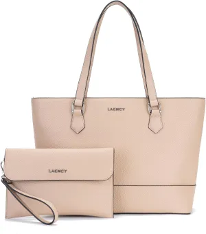 Women's Tote Bag - Large Capacity Faux Leather Handbag, Zipper Closure, Ideal for Business and Everyday Use