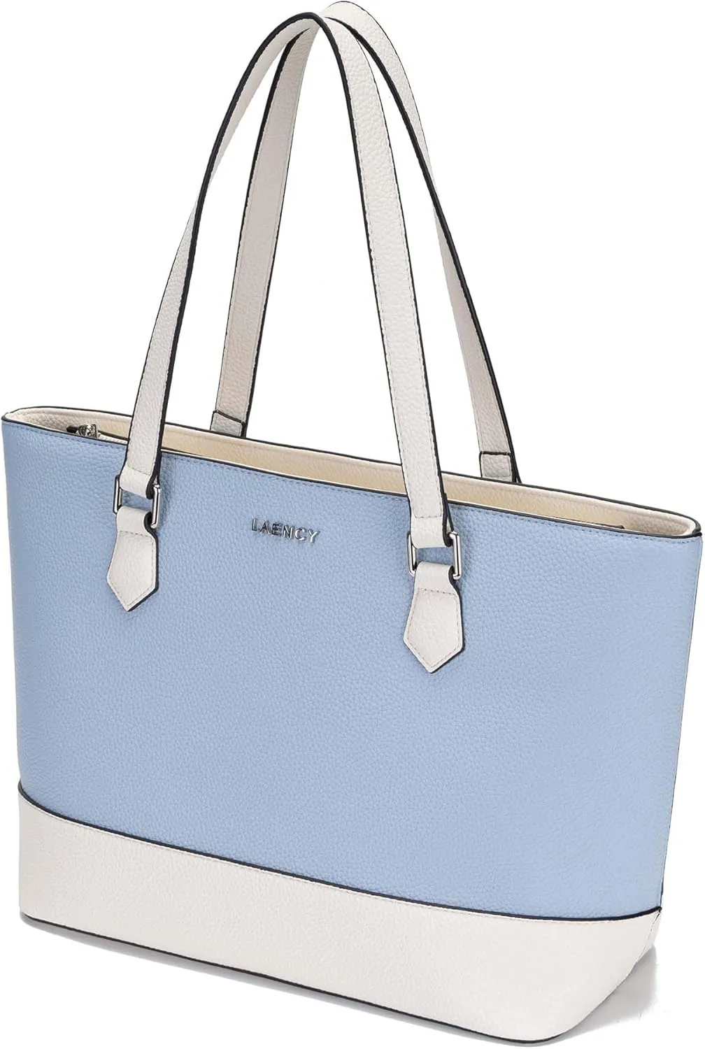 Women's Tote Bag - Large Capacity Faux Leather Handbag, Zipper Closure, Ideal for Business and Everyday Use