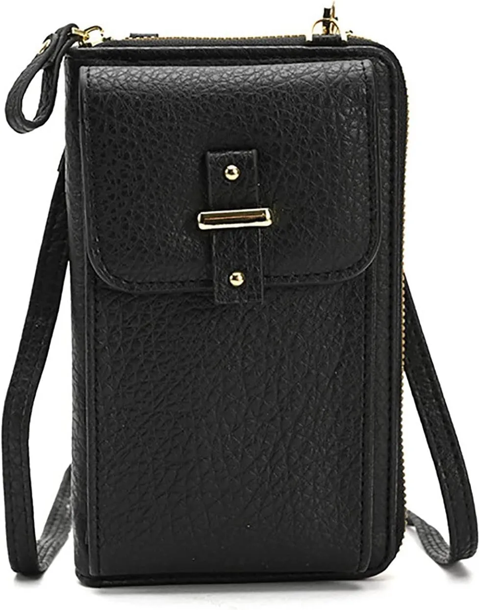 Women's Trendy Purses Vegan Leather Hobo Handbags Trendy Designer Shoulder Bags for Women Small Clear Backpacks(Black)