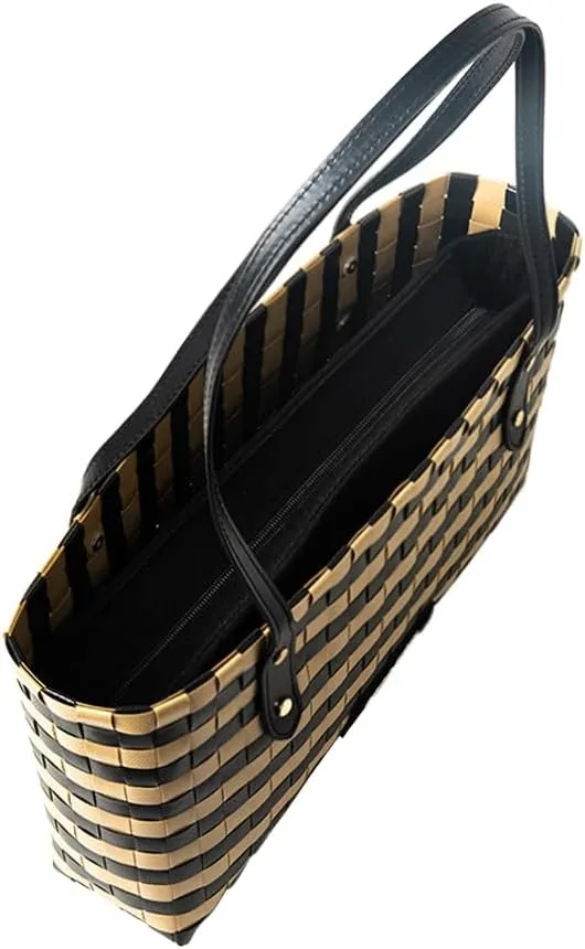 Women's Woven Bag，PP eco-Friendly Bag,Trendy Travel Bag，Handbag，Top-Handle，Shoulder Bags