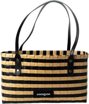 Women's Woven Bag，PP eco-Friendly Bag,Trendy Travel Bag，Handbag，Top-Handle，Shoulder Bags