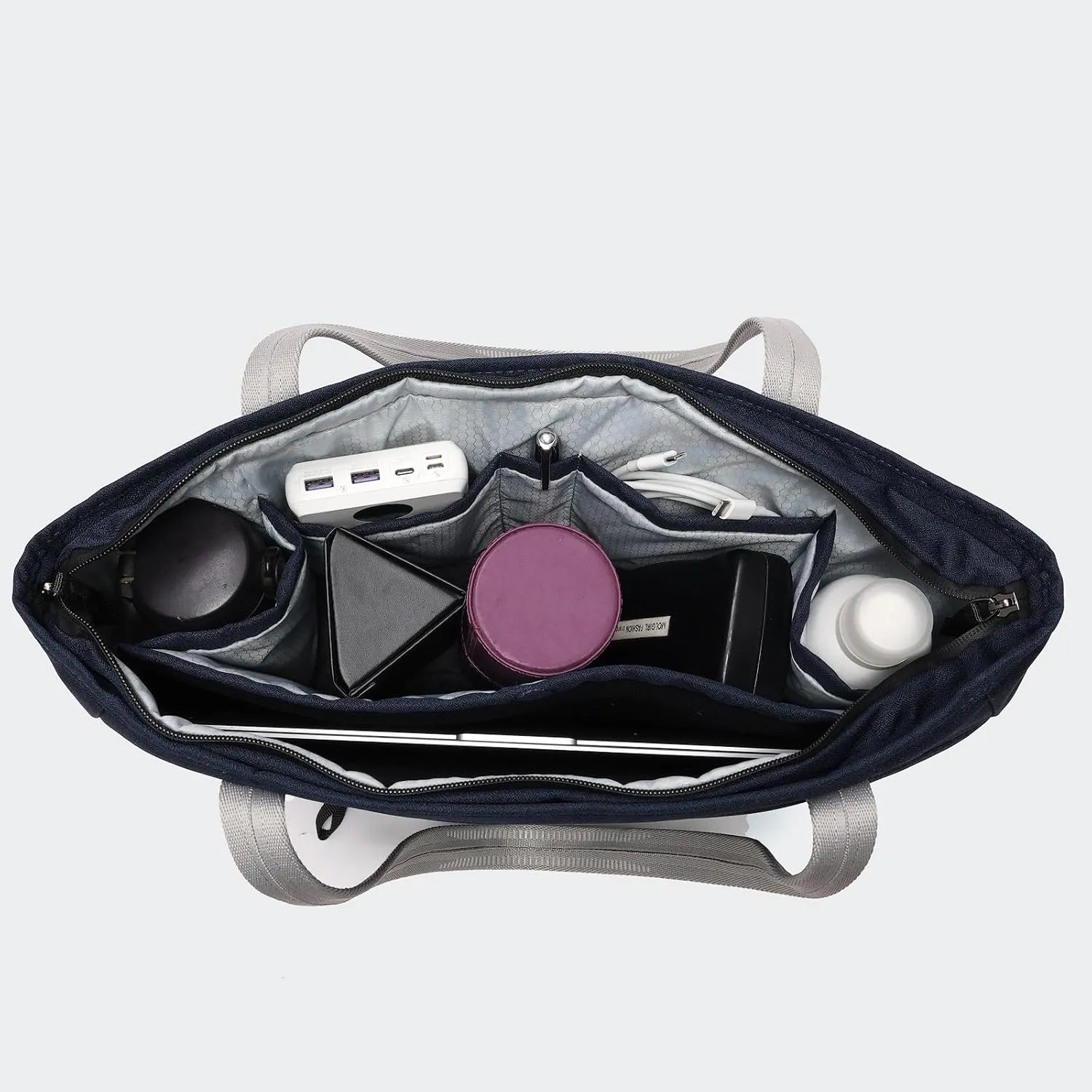 Work Tote for Women with Zipper Waterproof Shoulder Bag Top Handle Handbag for Travel, Work.