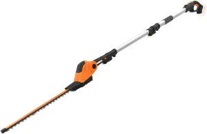 WORX WG252.9 20V 20" Cordless Hedge Trimmer, Reach Up to 12 Inch, Extended Pole, 180° Rotation Head, PowerShare – Tool Only
