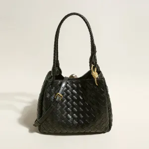 Woven Leather Automation-ready Bag Tote Milton Timely