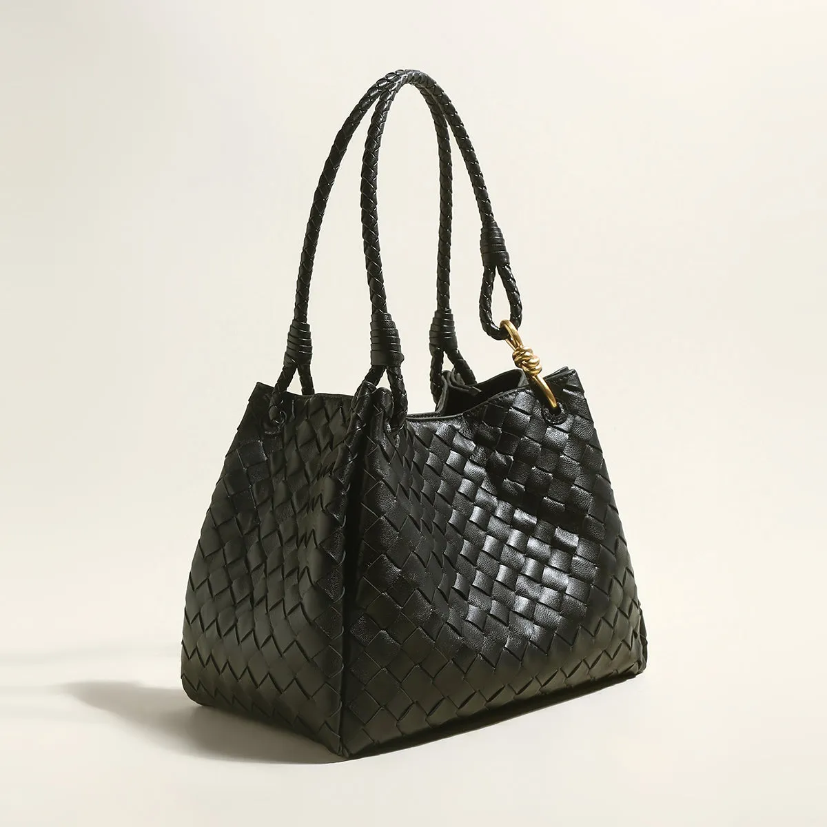 Woven Leather Automation-ready Bag Tote Milton Timely