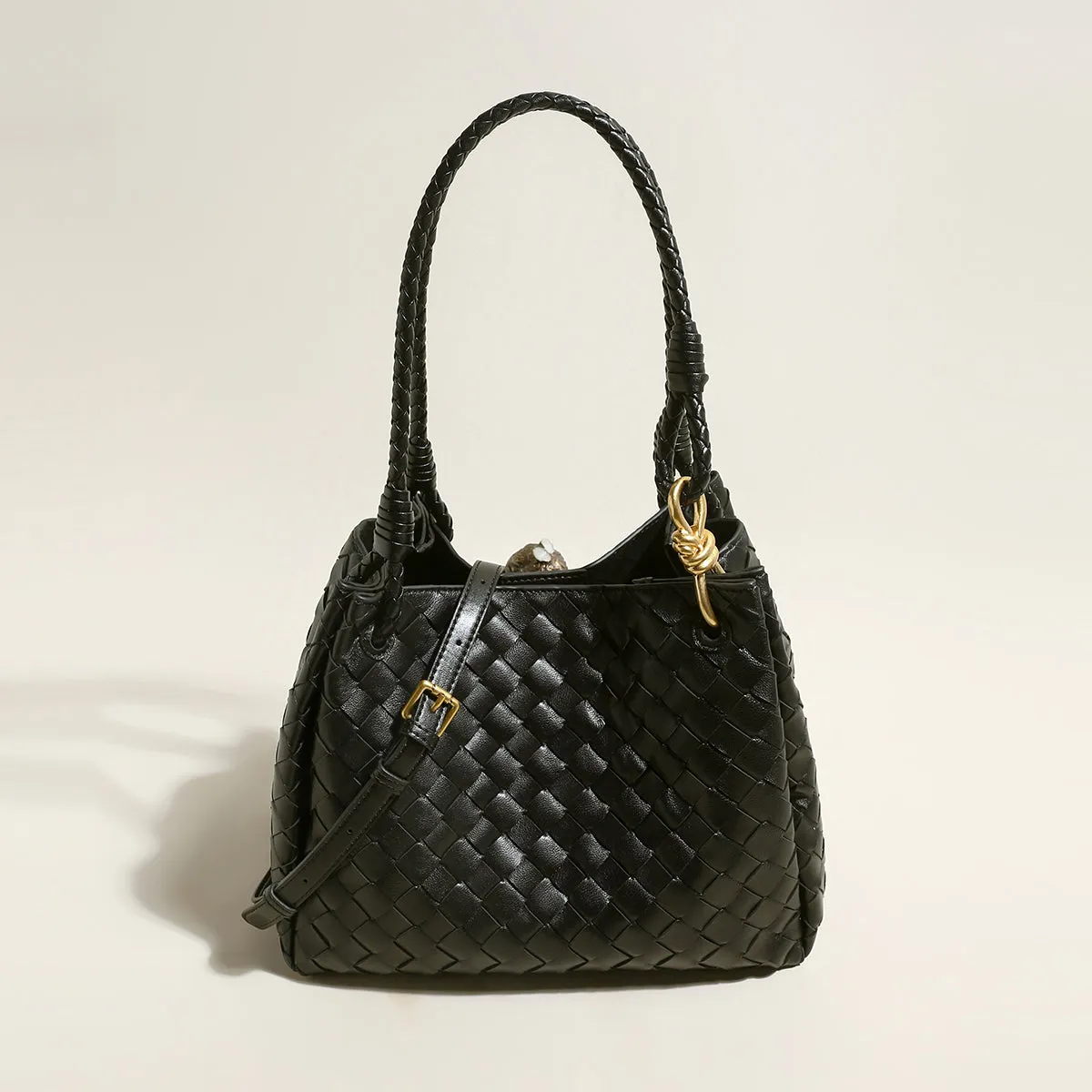 Woven Leather Automation-ready Bag Tote Milton Timely