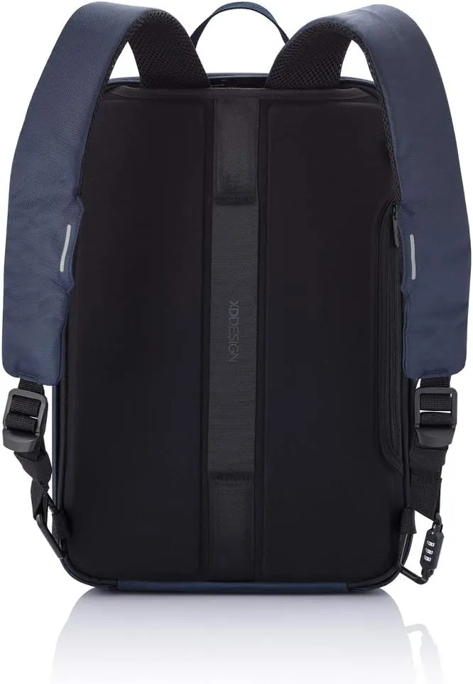 XDDesign Bobby Bizz 10 Liter Anti Theft Laptop Backpack with Padded 15.6" Laptop Sleeve, smart password lock, Water Repellent, USB Charging Port, travel backpack carry on flight for men and women