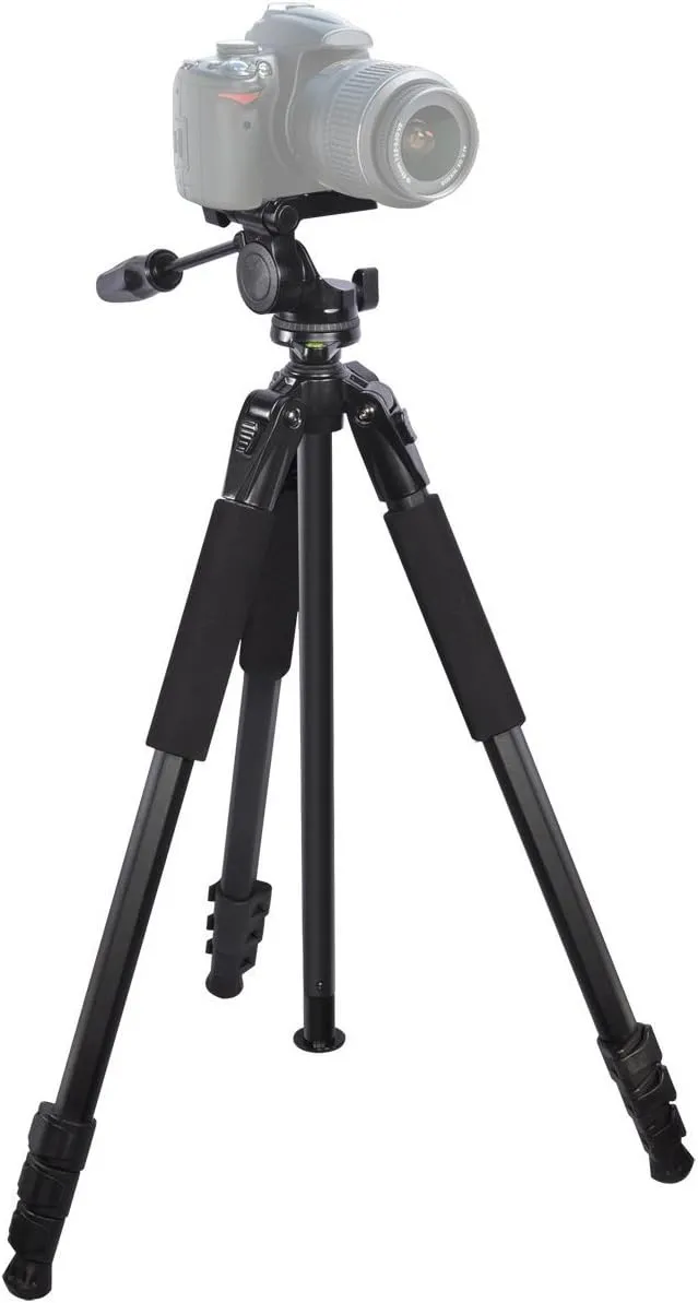 Xit XT80TRPRO Elite Professional 80-Inch 4 Leg Section Heavy Duty Tripod with Foam Grips (Black)