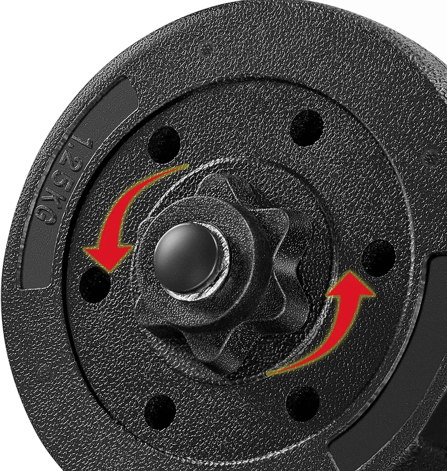 Yaheetech Adjustable Dumbbells Weight Set Dumbbell Weights Exercise & Fitness Equipment w/ 4 Spinlock Collars for Women & Men Home Gym Strength Training