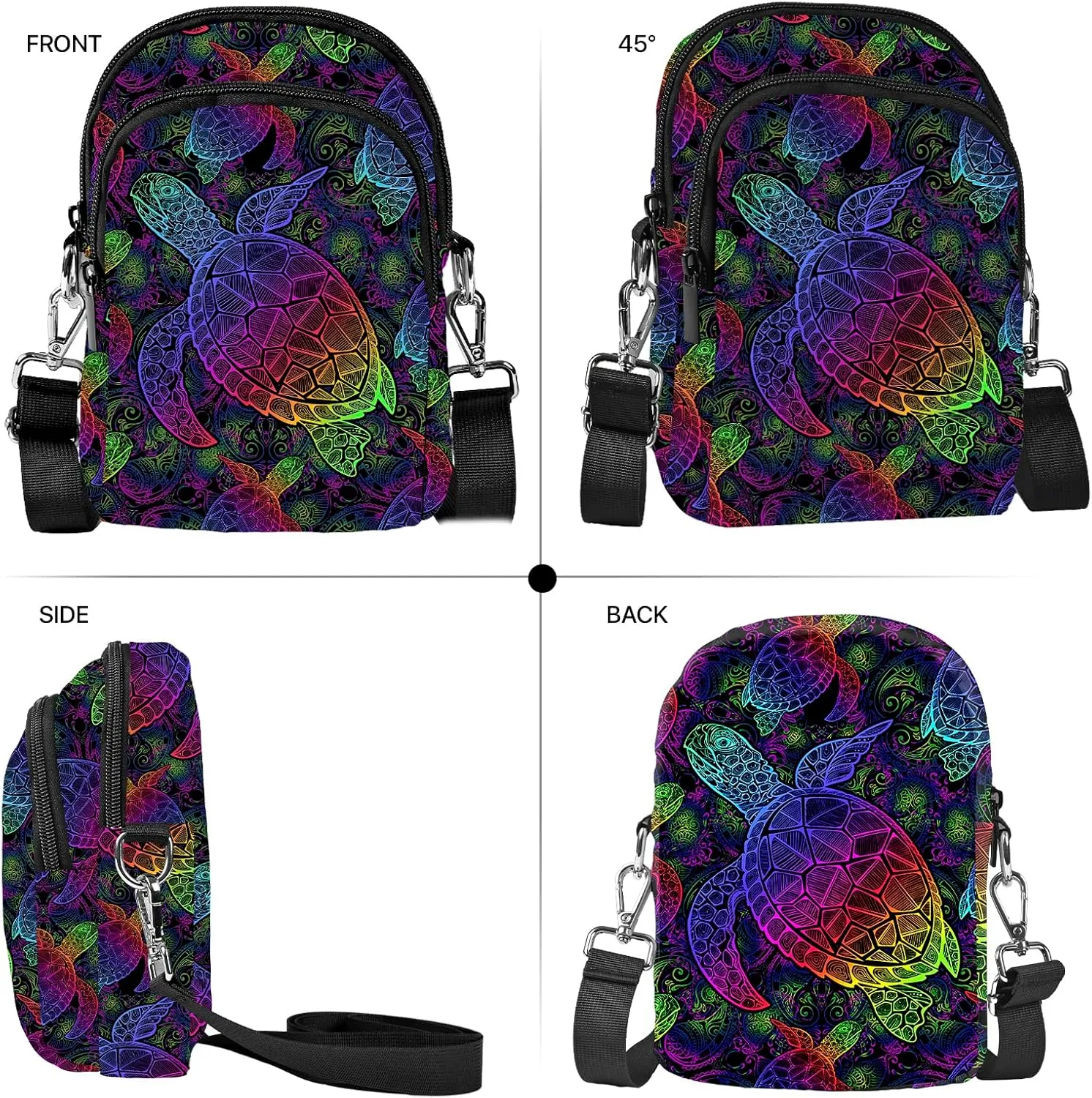 Yrebyou Crossbody Purse for Women Cell Phone Bag Small Lightweight Over Shoulder Bags with Adjustable Strap for Travel